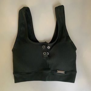 Olive seamless bombshell sportswear sports bra